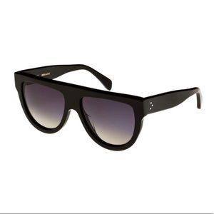 Celine Flattop Gradient Shield Sunglasses